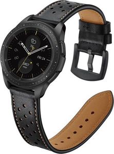 Alogy Skórzany pasek Alogy leather band do Samsung Gear S3 /Watch 46 mm czarny uniwersalny 5