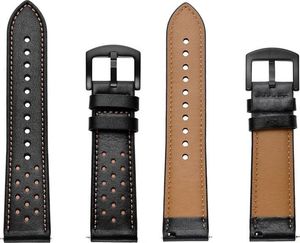 Alogy Skórzany pasek Alogy leather band do Samsung Gear S3 /Watch 46 mm czarny uniwersalny 7