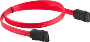 Lanberg SATA - SATA, 0.3m, Czerwony (CA-SASA-10CU-0030-R) 2