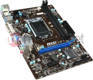 Płyta główna MSI H81M-P33, H81, DualDDR3-1600, SATA3, DVI, mATX (H81M-P33) 6