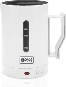 Czajnik Black&Decker Czajnik elektryczny BLACK+DECKER DC1005 ES9580010B (1000W 0.5l; kolor biały) 1