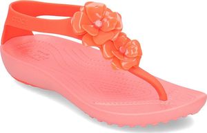 Crocs Crocs Serena Embellish Flip - Sandały Damskie - 205600 BRIGHT CORAL/MELON 41/42 3