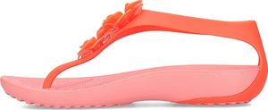 Crocs Crocs Serena Embellish Flip - Sandały Damskie - 205600 BRIGHT CORAL/MELON 41/42 4