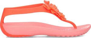 Crocs Crocs Serena Embellish Flip - Sandały Damskie - 205600 BRIGHT CORAL/MELON 41/42 5