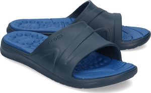 Crocs Crocs Reviva Slide - Klapki Męskie - 205546 NAVY/BLUE JEAN 39/40 1