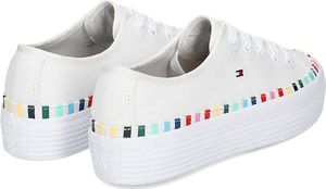 Tommy Hilfiger Tommy Hilfiger Rainbow Flatform - Trampki Damskie - FW0FW04069 100 38 2