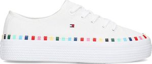 Tommy Hilfiger Tommy Hilfiger Rainbow Flatform - Trampki Damskie - FW0FW04069 100 38 5