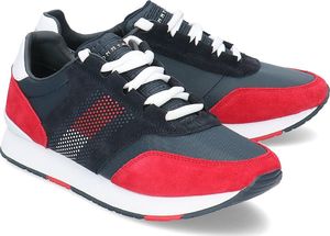 Tommy Hilfiger Tommy Hilfiger Corporate Material Mix Runner - Sneakersy Męskie - FM0FM02056 020 43 1