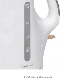 Czajnik Clatronic WK 3462 Biały 5