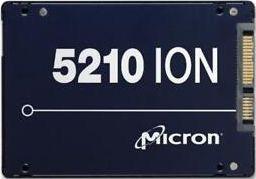 Dysk SSD Micron 5210 Enterprise 7.68 TB 2.5" SATA III (MTFDDAK7T6QDE-2AV1ZABYY) 1