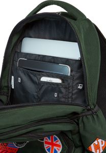 Coolpack Plecak szkolny Bentley Badges green (A415) 5