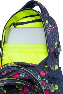 Coolpack Plecak szkolny Factor Lime Hearts (B02010) 4