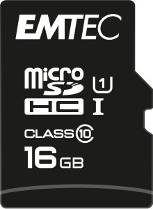 Karta Emtec Elite Gold MicroSDHC 16 GB Class 10 UHS-I/U1  (ECMSDM16GHC10GP) 1