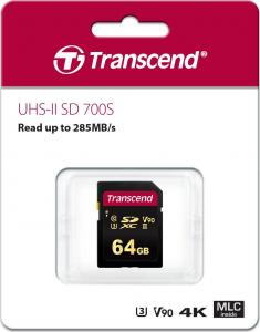 Karta Transcend 700S SDXC 64 GB Class 10 UHS-II/U3 V90 (TS64GSDC700S) 2