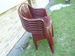 Ołer Garden Krzesło ogrodowe z niskim oparciem Diament zielone 2