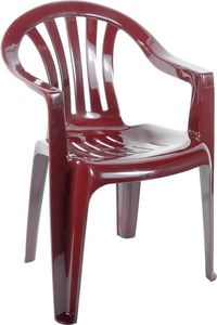 Ołer Garden Plastikowe krzesło Cyrkon bordowe 1