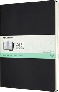 Moleskine Notes linia XL Music Cahier czarny 1