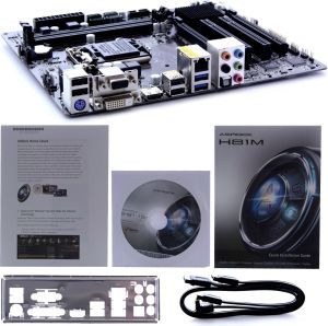 Płyta główna ASRock H81M S1150 H81 2DDR3 USB3/HD/DVI/DS BOX - H81M 4
