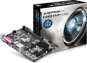 Płyta główna ASRock H81M-GL, H81, DualDDR3-1600, SATA3, mATX 1