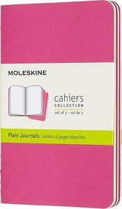 Moleskine Zestaw 3 zeszytów Cahier Journals linie różowy 1