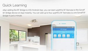 Sonoff BRIDGE 433 przełącznik Wi-Fi 4