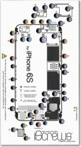 MicroSpareparts Mobile Iscrews - Iphone 6S 1