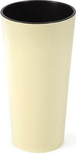 Lamela Doniczka Lilia z wkładem z wkładem połysk Cappucino 25x25 H:46 1