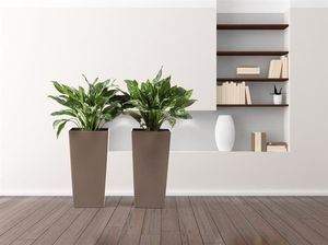 Lamela Doniczka Finezja z wkładem połysk KREM 30x30 H:57 7