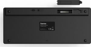 Klawiatura Hama X300 Bezprzewodowa Czarna US (001825820000) 4
