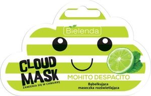 Bielenda Maseczka do twarzy Cloud Mask Bąbelkująca Maseczka Mohito Despacito rozświetlająca 6g 1