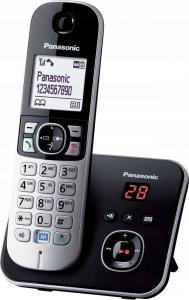 Telefon stacjonarny Panasonic KX-TG6821PDB Czarno-srebrny 1