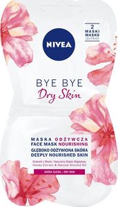Nivea Maseczka do twarzy Bye Bye Dry Skin odżywcza 2x7.5ml 1