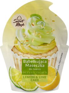 Marion Maseczka do twarzy Sweet Mask Bąbelkująca Lemon&Lime Cake oczyszczająca 6g 1