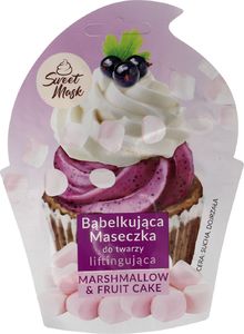 Marion Maseczka do twarzy Sweet Mask Bąbelkująca Marshmallow&Fruit Cake liftingująca 6g 1