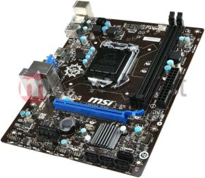 Płyta główna MSI H81M-E33 Sc LGA1150, H81M-E33, Intel H81M, 2xDDR3, VGA+HDMI, GbLAN, mATX - (H81M-E33) 8