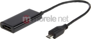 Adapter USB Gembird microUSB - HDMI Czarny  (AMHL003) 1