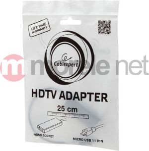Adapter USB Gembird microUSB - HDMI Czarny  (AMHL003) 2