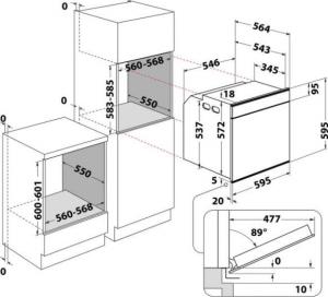 Piekarnik Whirlpool W9 OM2 4S1 P BSS 15