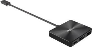 Stacja/replikator Asus Stacja dokująca USB-C Mini czarna -90NB0000-P00160 1