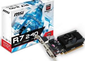 Karta graficzna MSI Radeon R7 240 1GD3 LP, 1GB DDR3, 64-bit, VGA, DVI, HDMI (R7 240 1GD3 64b LP) 1