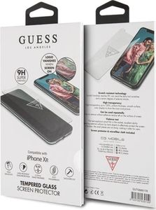 Guess Guess szkło hartowane GUTGMI61TR iPhone Xr Invisible Logo 2