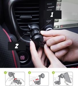 Ringke Uchwyt magnetyczny do samochodu Power Clip Wing ACCM0010 9