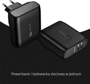 Ładowarka Usams PB11 2x USB-A 1x USB-C 2.4 A (66145-uniw) 2