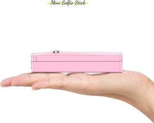 Selfie stick Usams USAMS Selfie Stick M2 Mini Bluetooth Light różowy/pink ZB5003 (US-ZB050) 3