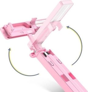 Selfie stick Usams USAMS Selfie Stick M2 Mini Bluetooth Light różowy/pink ZB5003 (US-ZB050) 5