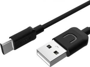Kabel USB Usams USB-A - USB-C 1 m Czarny (63881-uniw) 2
