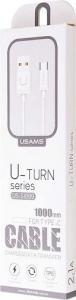 Kabel USB Usams USB-A - USB-C 1 m Biały (63880-uniw) 2