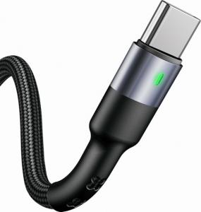 Kabel USB Usams USB-A - USB-C 1 m Czarny 1