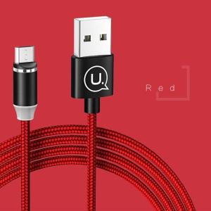Kabel USB Usams USB-A - microUSB 1 m Czerwony (63740-uniw) 1