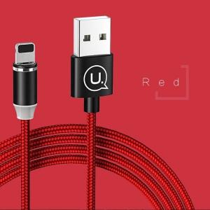Kabel USB Usams USB-A - Lightning 1 m Czerwony (63738-uniw) 1